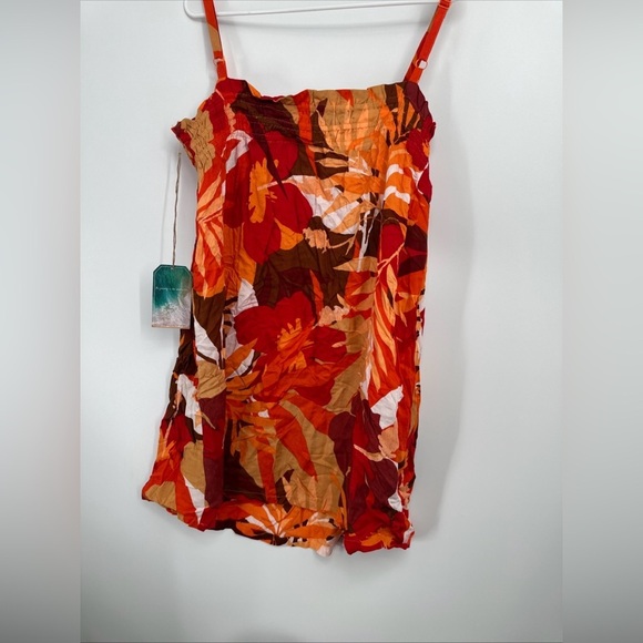 True Destinations Resort Wear Small Cotton Tunic Dress Beach CoverUp NEW - Picture 5 of 5